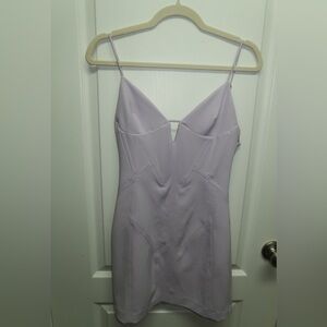 Zara Lavender Mini Dress